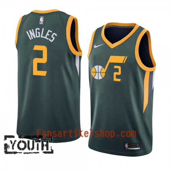 Utah Jazz Trikot Joe Ingles 2 2018-19 Nike Grün Swingman - Kinder Utah Jazz Trikot Joe Ingles 2 2018-19 Nike Grün Swingman - Kinder